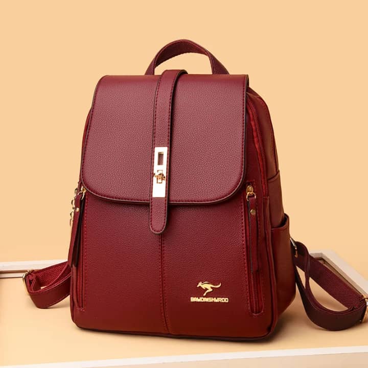 SAC A DOS FEMME EN CUIR PU-CHIC